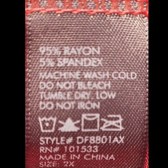 DAISY FUENTES Plus Size Sexy Lace V Neck Sleeveless Lounge Lingerie Short Set 2X - Picture 14 of 16